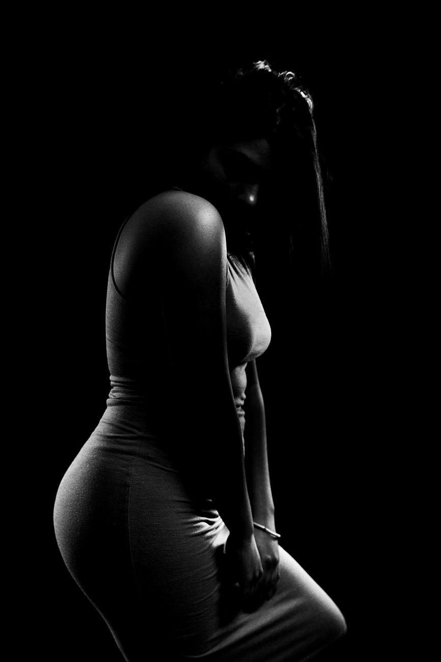 Intimate boudoir setting