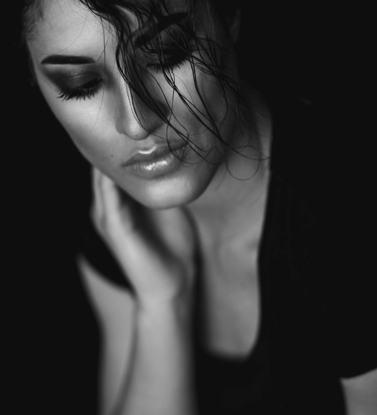 Intimate boudoir setting