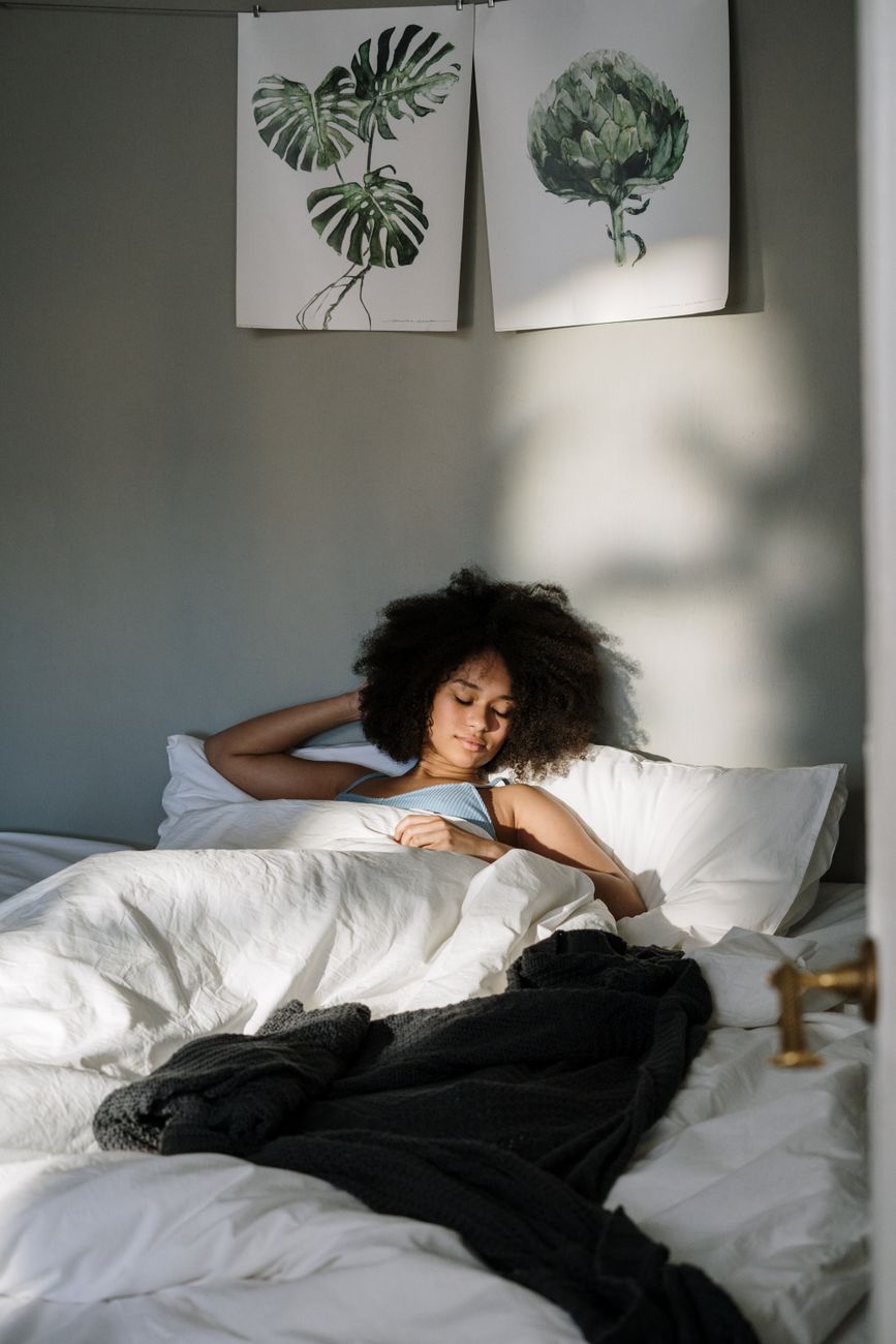 Intimate boudoir setting
