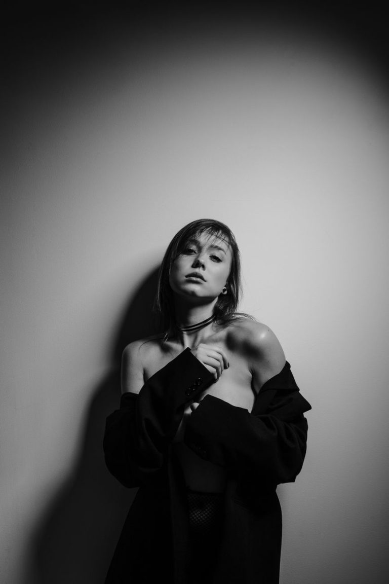 Intimate boudoir setting