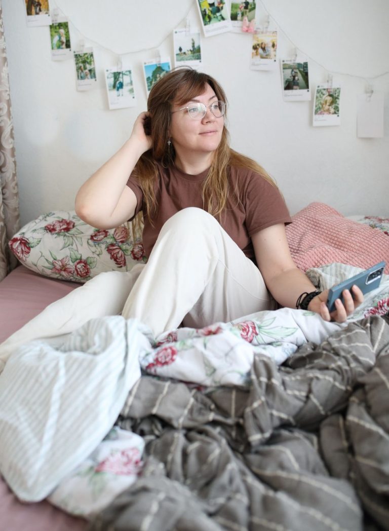 Intimate boudoir setting