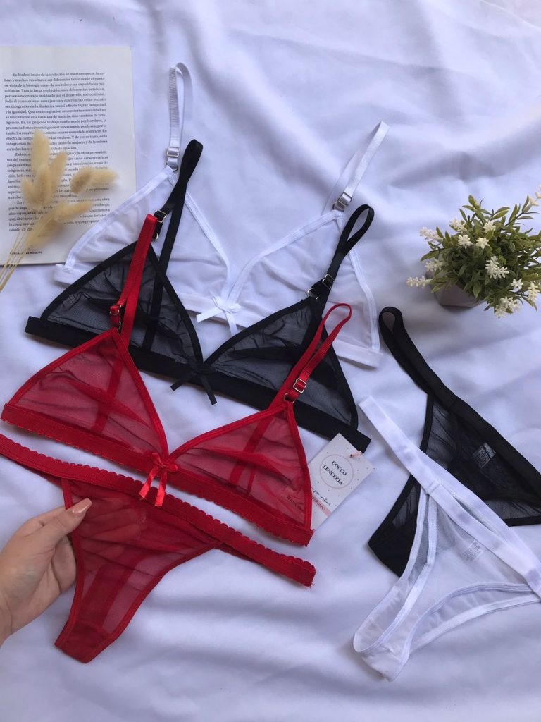 Woman in lingerie