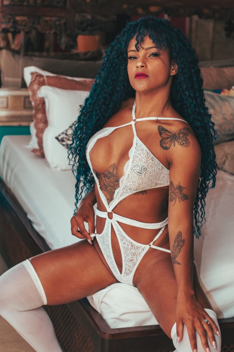 Woman in lingerie
