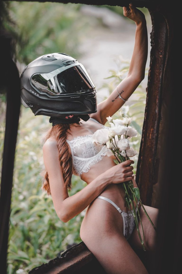 Woman in lingerie